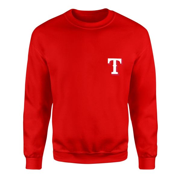 Texas Rangers Sweatshirt S - Kırmızı