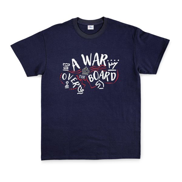 A War Over The Board Whites Tişört XXL - İndigo Mavisi