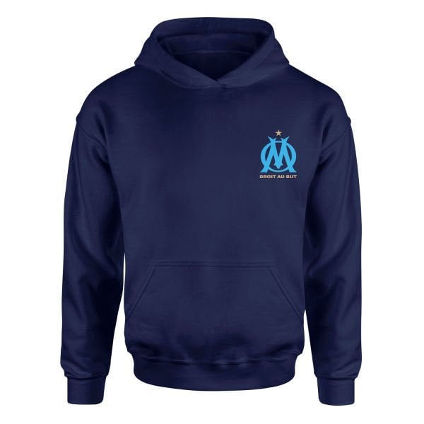 Olympique de Marseille Hoodie L - İndigo Mavisi