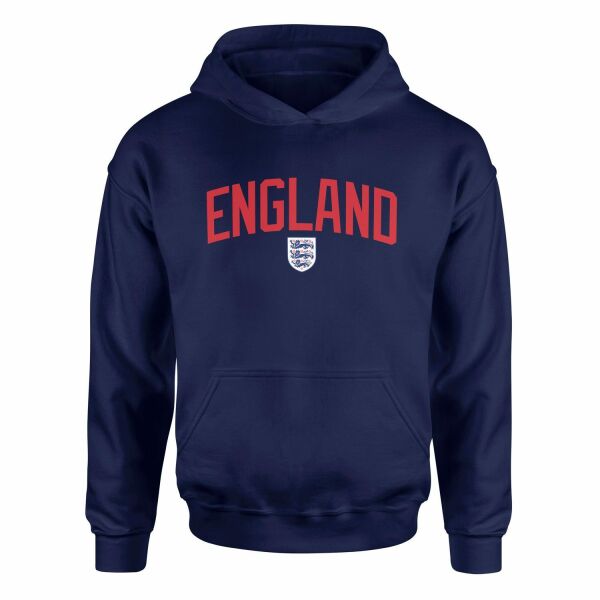 İngiltere Lionheart Hoodie M - İndigo Mavisi