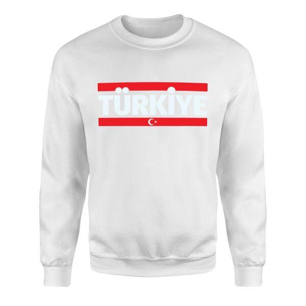 Türkiye Sweatshirt M - Beyaz