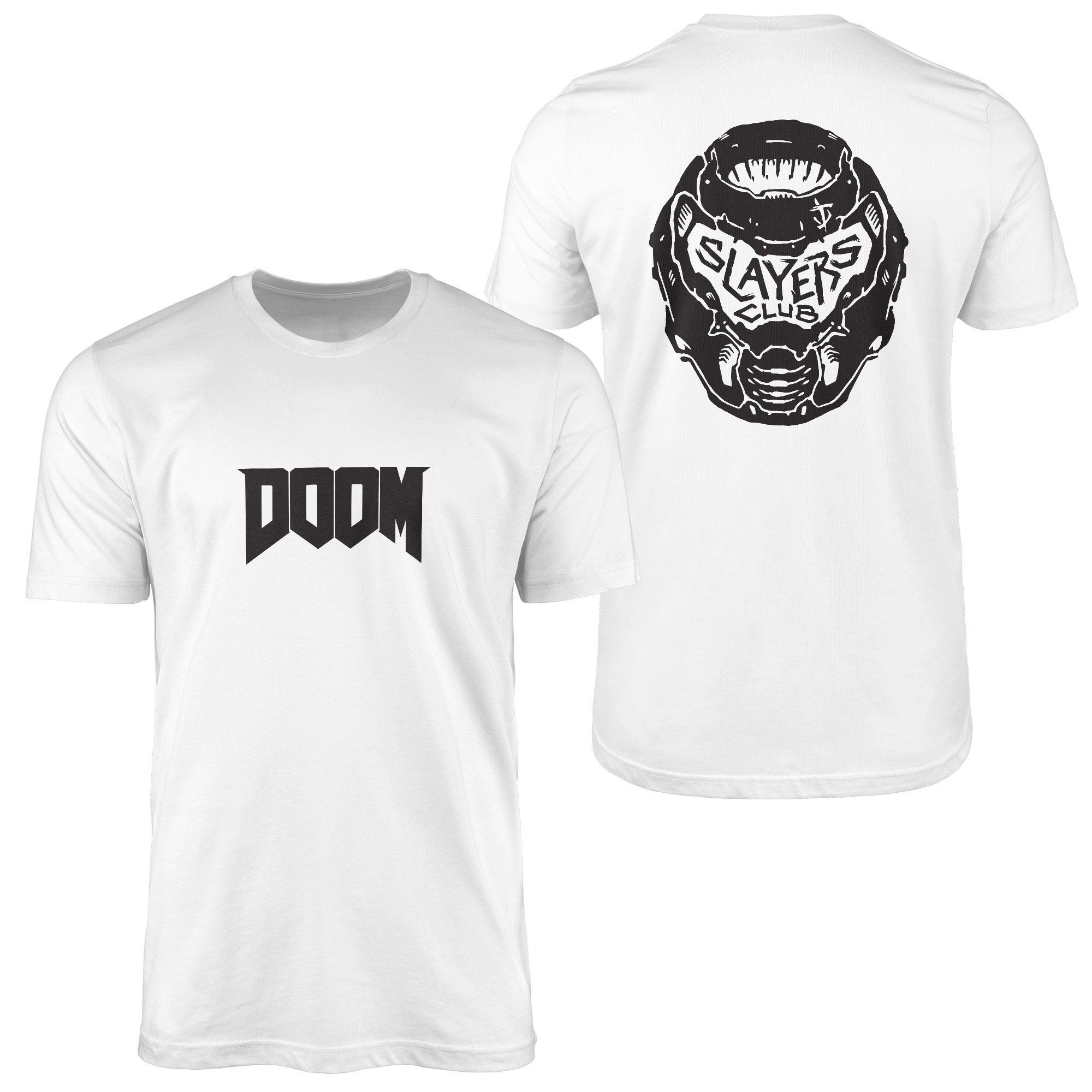 DOOM SLAYER Tişört XXL - Beyaz | OUTLET