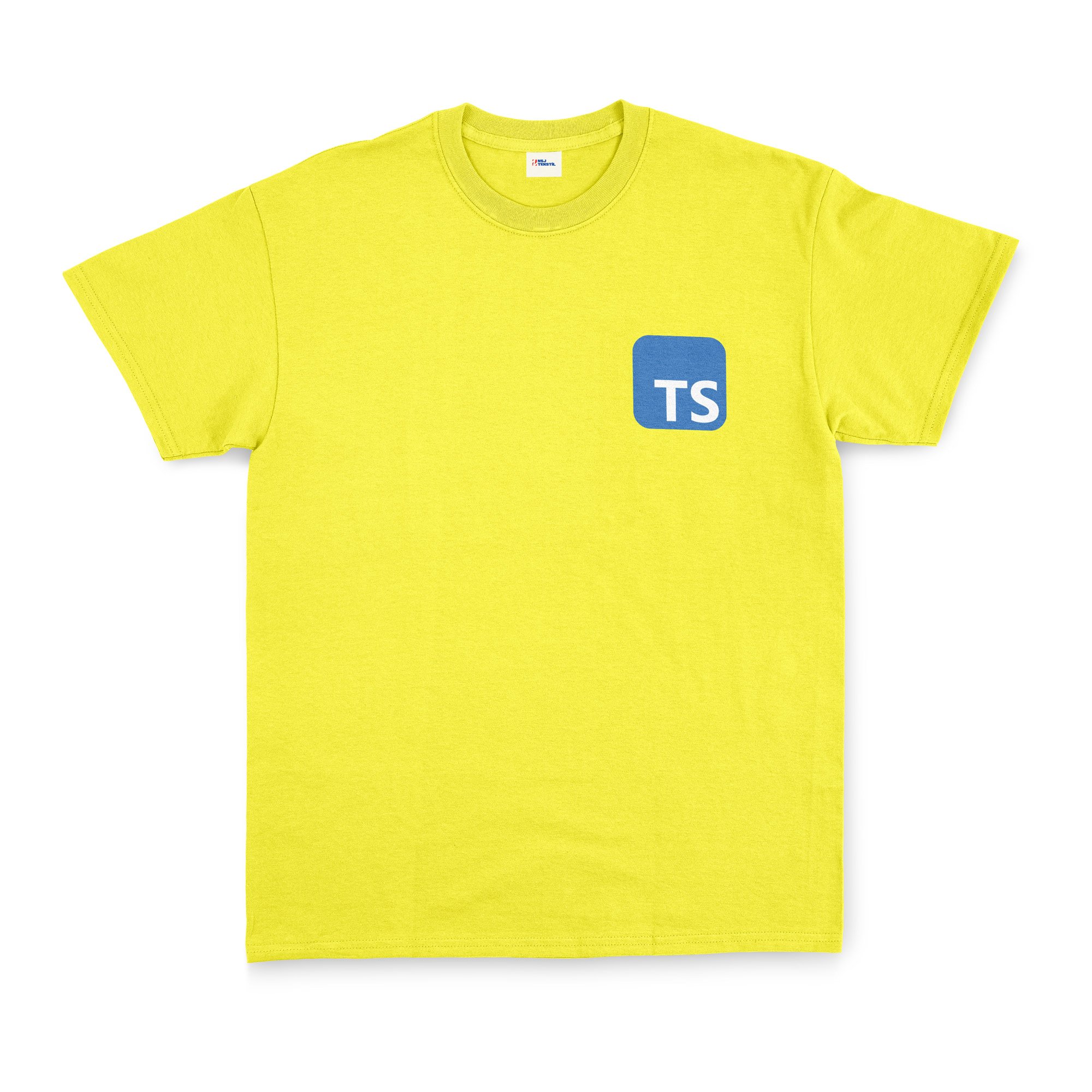 Typescript Tişört XXL - Sarı