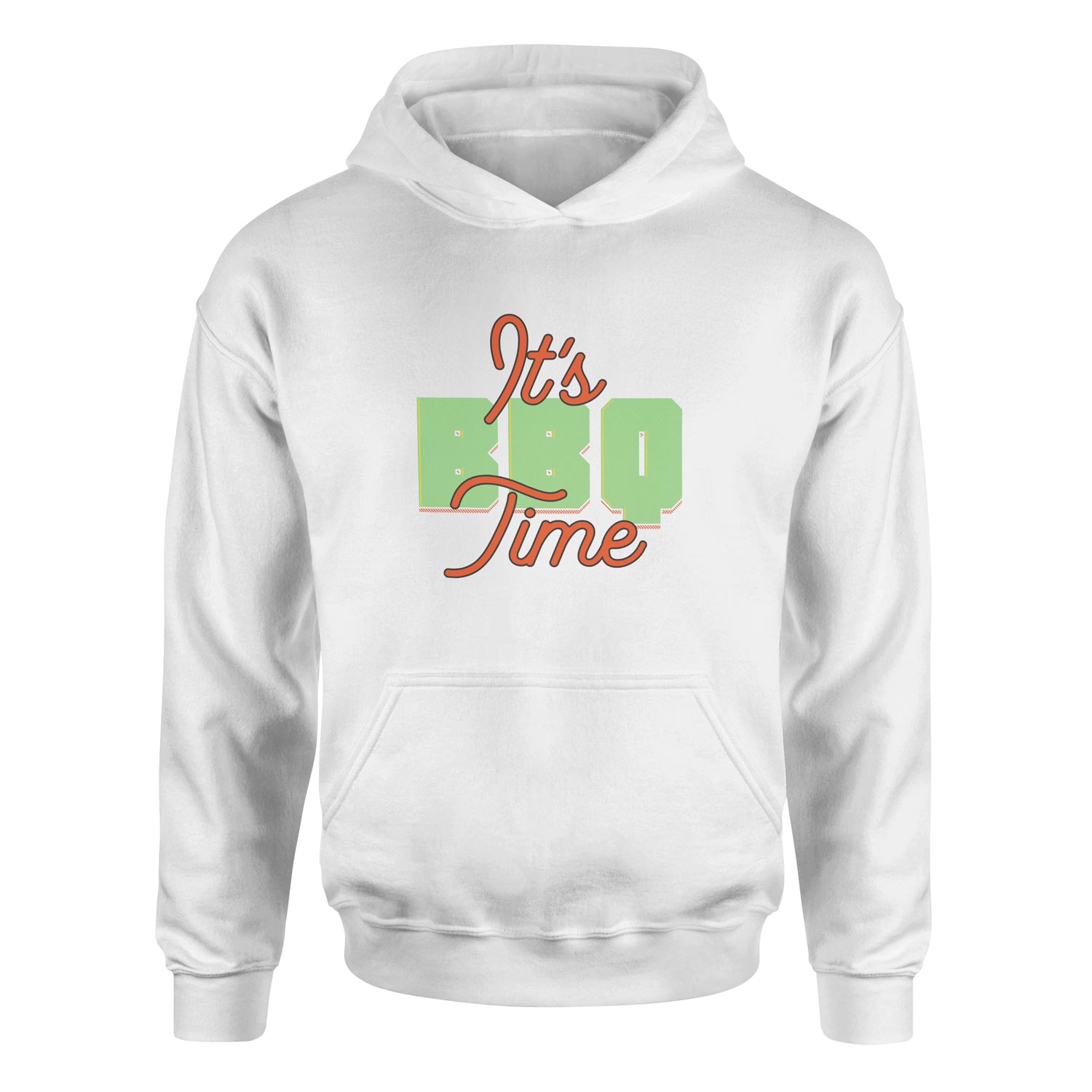 It’s BBQ Time Hoodie S - Beyaz