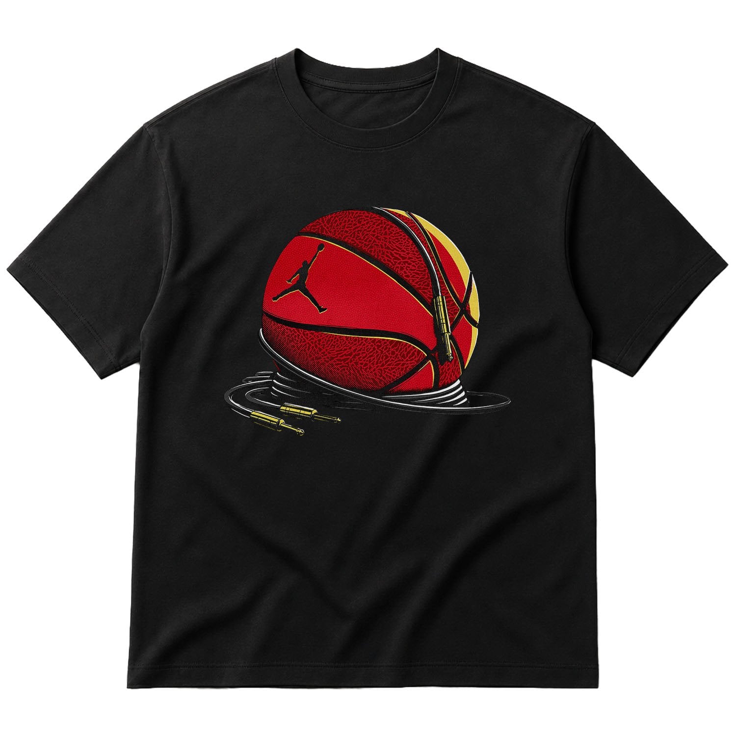 Air Jordan UNPLUGGED Oversize Tişört XL - Siyah