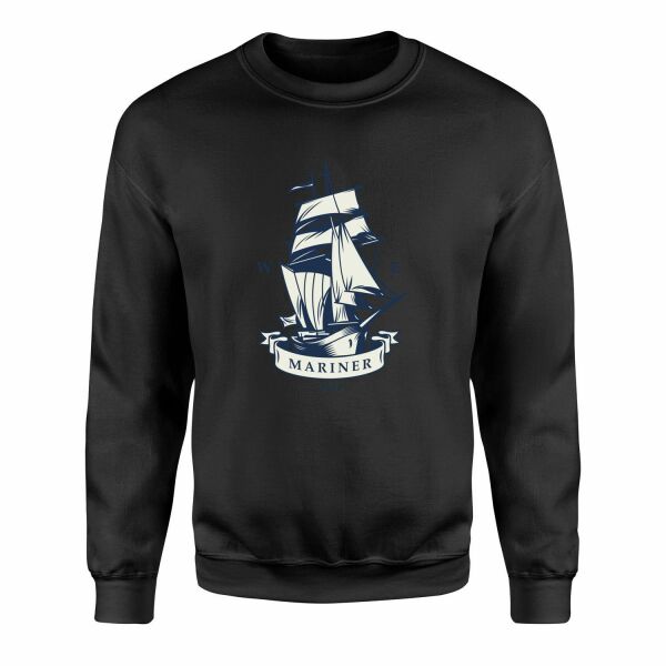 Mariner Denizci Sweatshirt L - Siyah