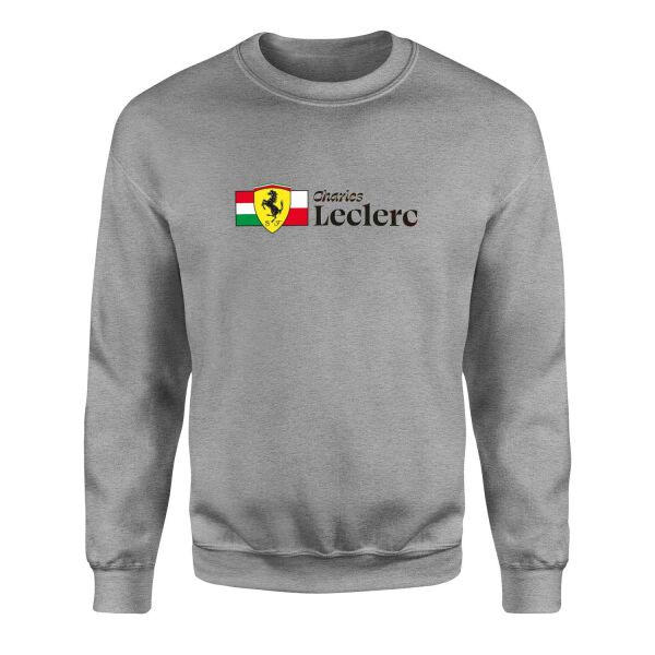 Charles Leclerc ITA-MON Elegant Sweatshirt XL - Gri