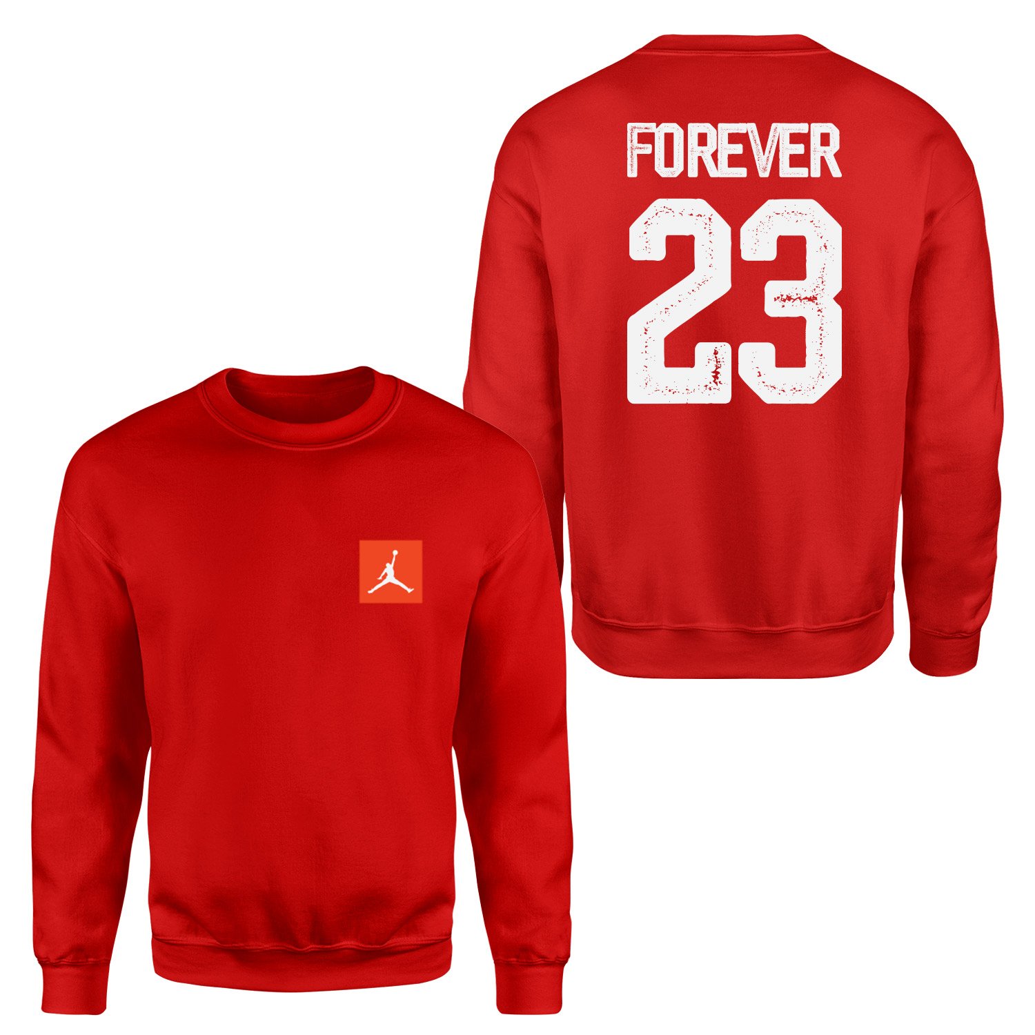 Air Jordan Forever 23 Sweatshirt M - Kırmızı
