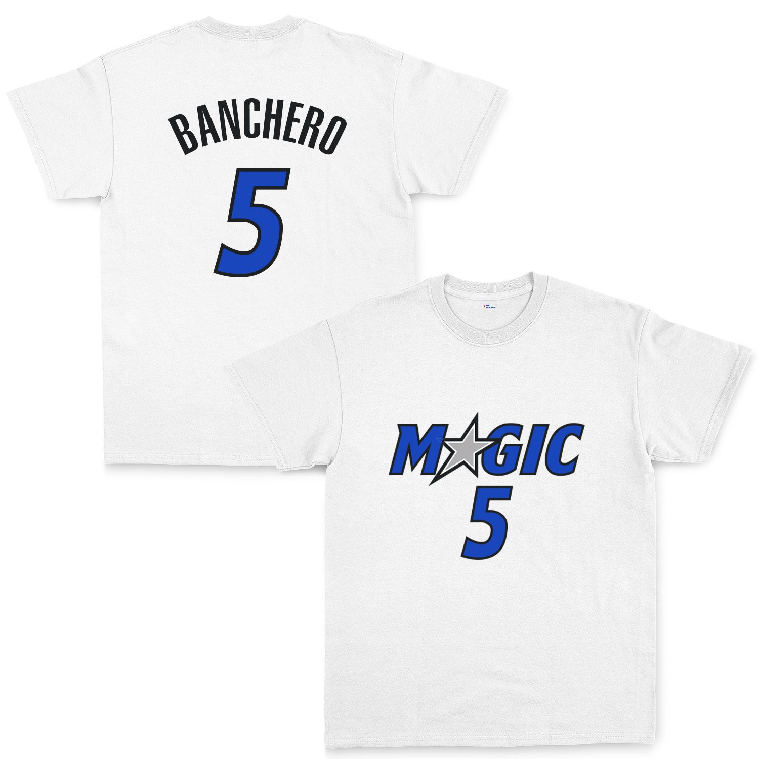 Paolo Banchero 5 Magic Forma Tişört XL - Beyaz