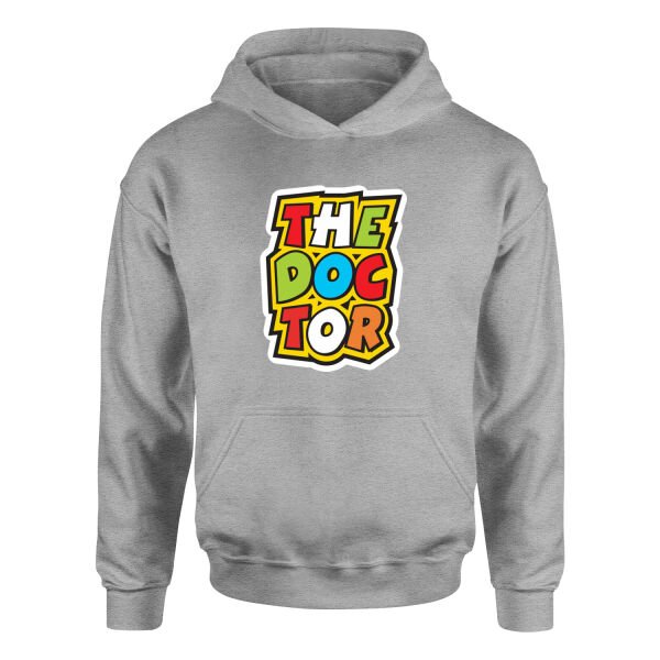 The Doc Hoodie S - Gri