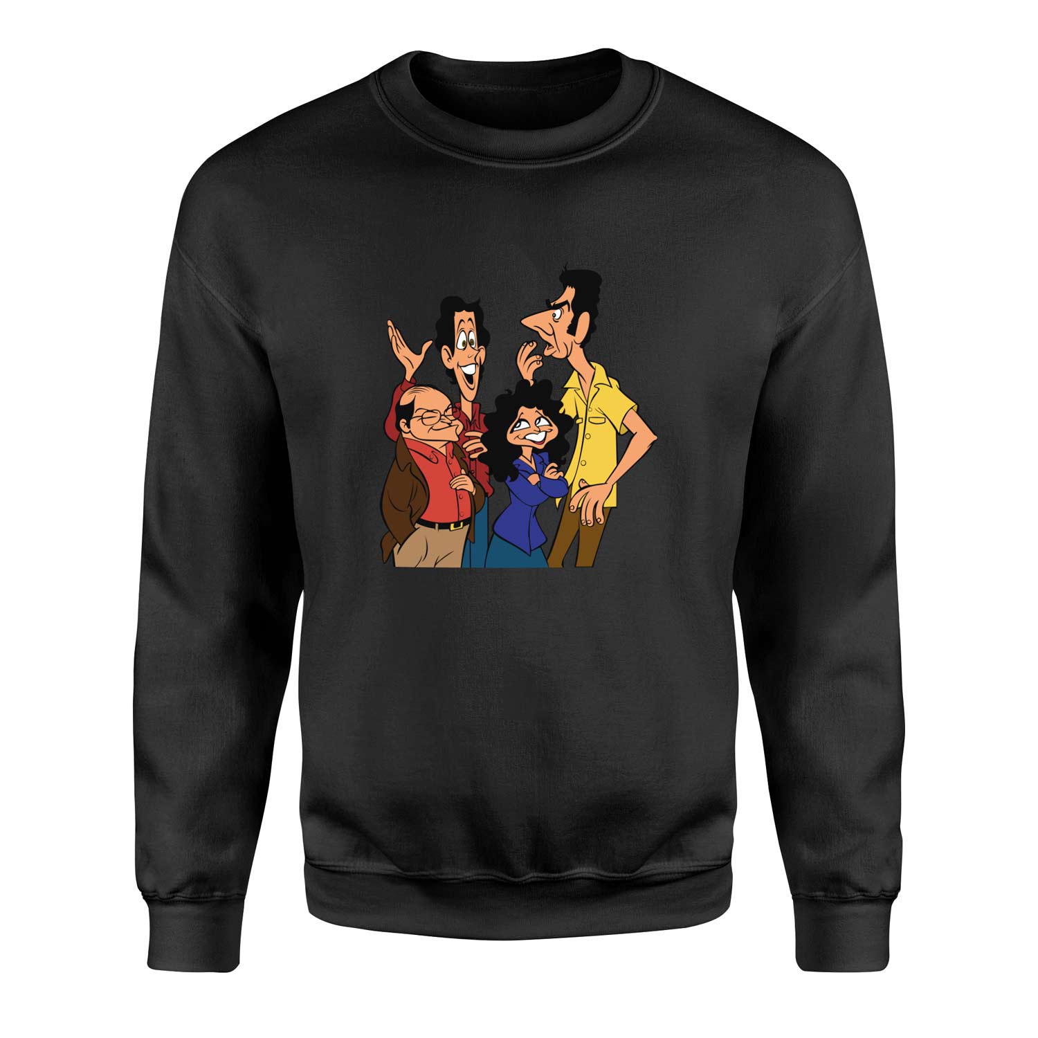 Friends of Seinfeld Sweatshirt XL - Siyah