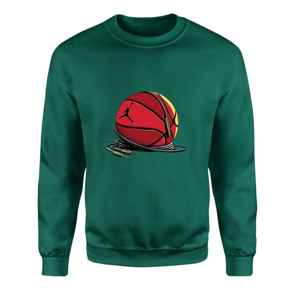 Air Jordan UNPLUGGED Sweatshirt M - Nefti Yeşili
