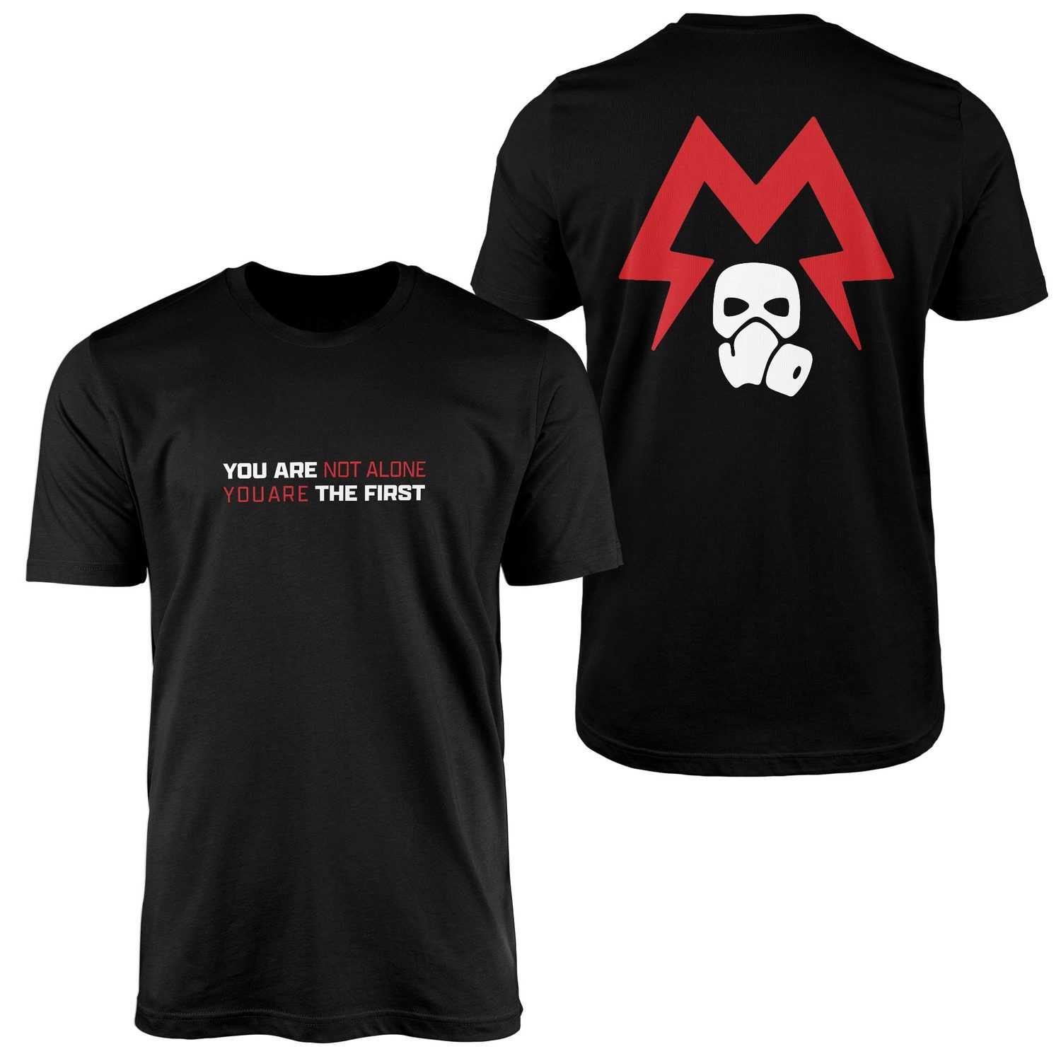 You Are Not Alone | Metro 2033 Tişört XXL - Siyah | OUTLET