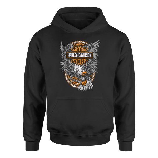 Harley-Davidson Motorcycles Hoodie S - Siyah