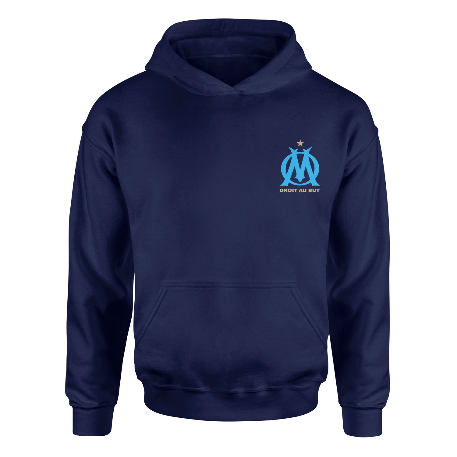Olympique de Marseille Hoodie XXL - İndigo Mavisi