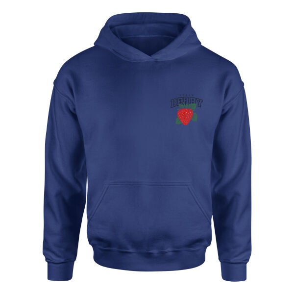 Strawberry Hoodie S - İndigo Mavisi