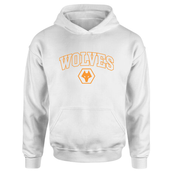 Wolves H Hoodie S - Beyaz