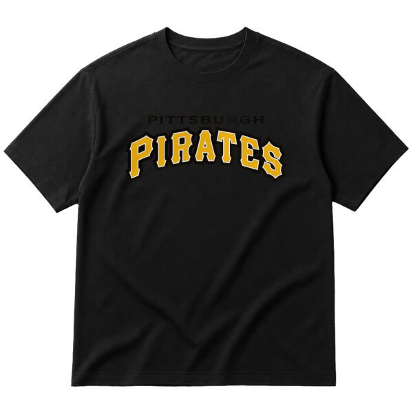 Pittsburgh Pirates Oversize Tişört L - Siyah