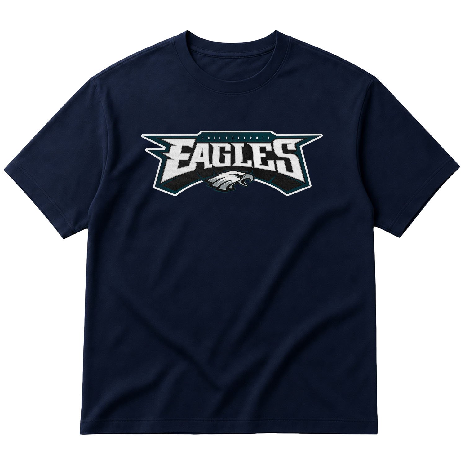 Philadelphia Eagles WL Oversize Tişört L - İndigo Mavisi