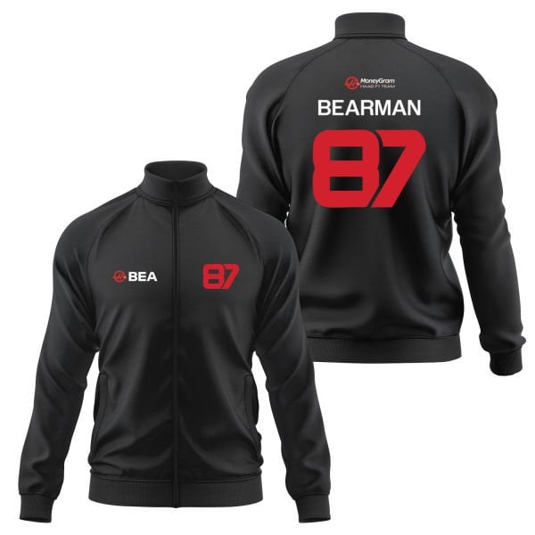 Oliver Bearman 87 Driver Basic Fermuarlı Sweatshirt