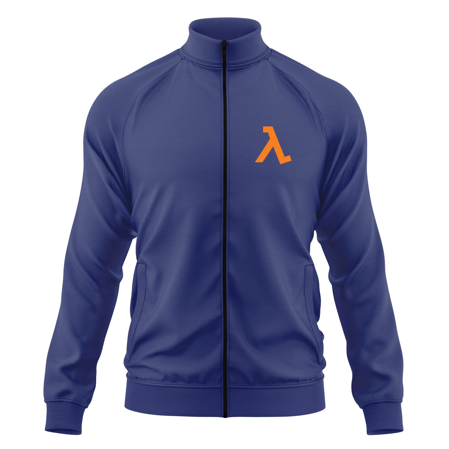 Half-Life Lambda Fermuarlı Sweatshirt L - İndigo Mavisi