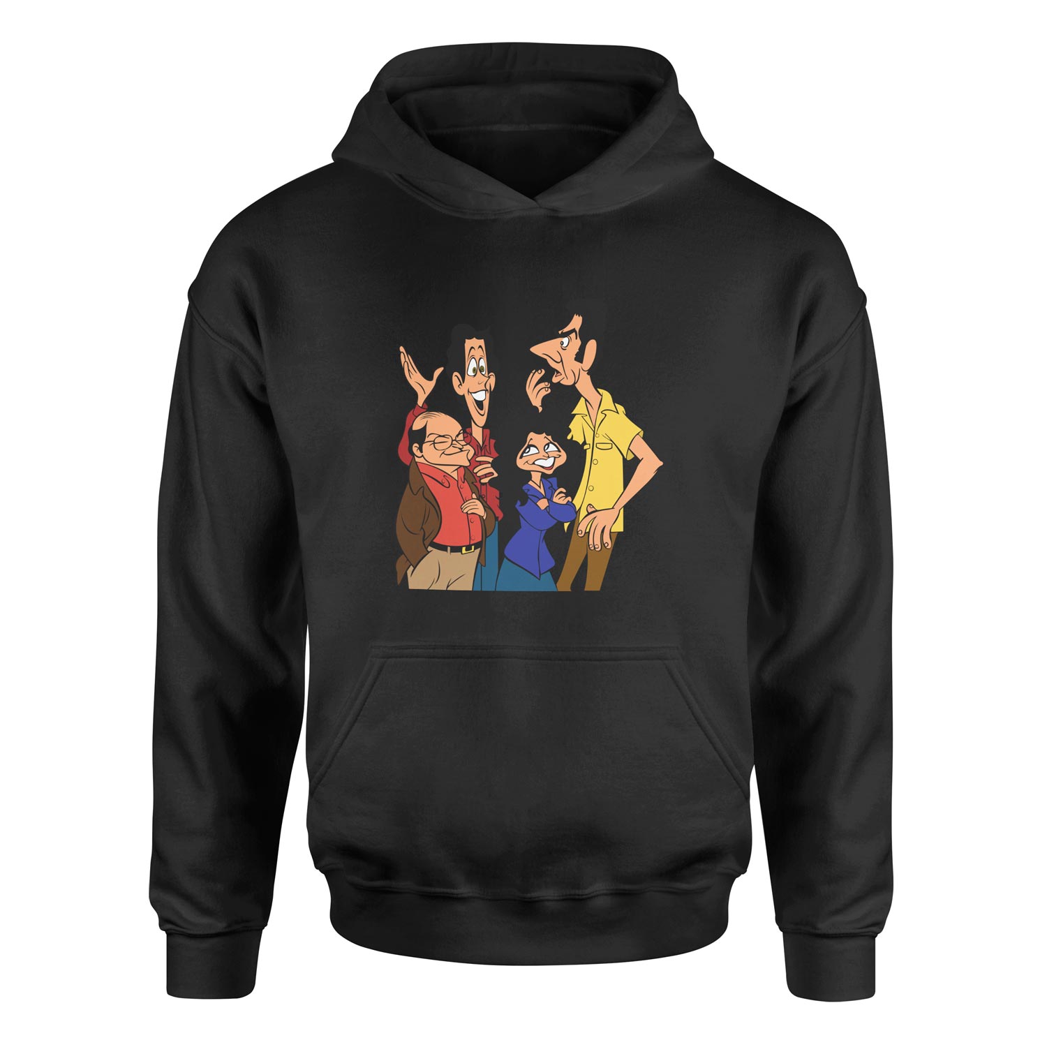 Friends of Seinfeld Hoodie XXL - Siyah
