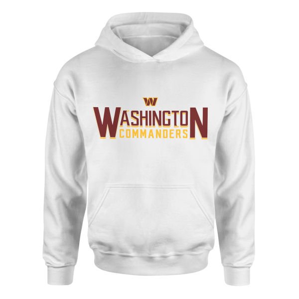 Washington Commanders | Burgundy & Gold Hoodie M - Beyaz