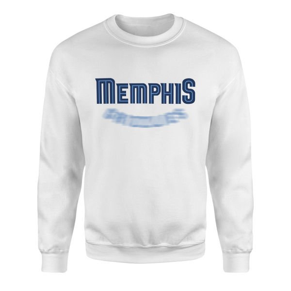 Memphis Sweatshirt L - Beyaz