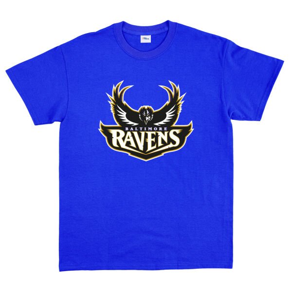 The Ravens Tişört L - Mavi