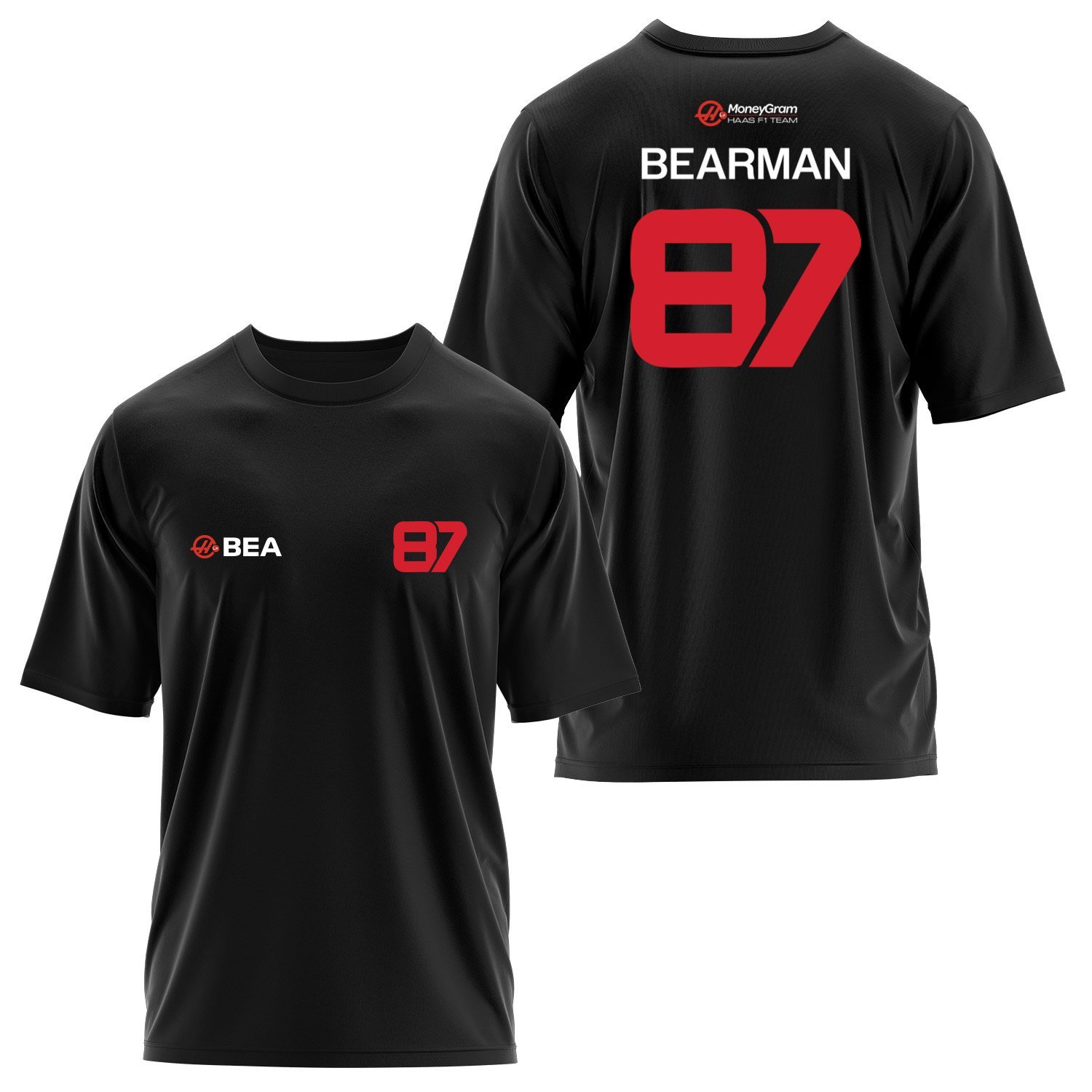 Oliver Bearman 87 Driver Basic Oversize Tişört