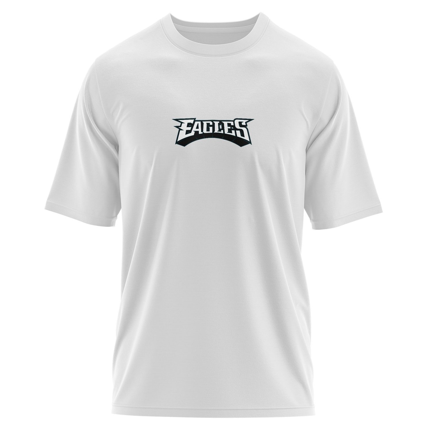 PHI EAGLES Iconic Oversize Tişört XL - Beyaz