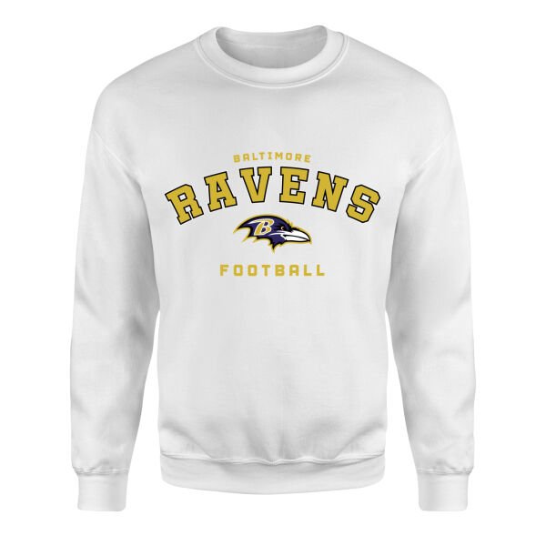 Baltimore Ravens Football 24 Sweatshirt L - Beyaz