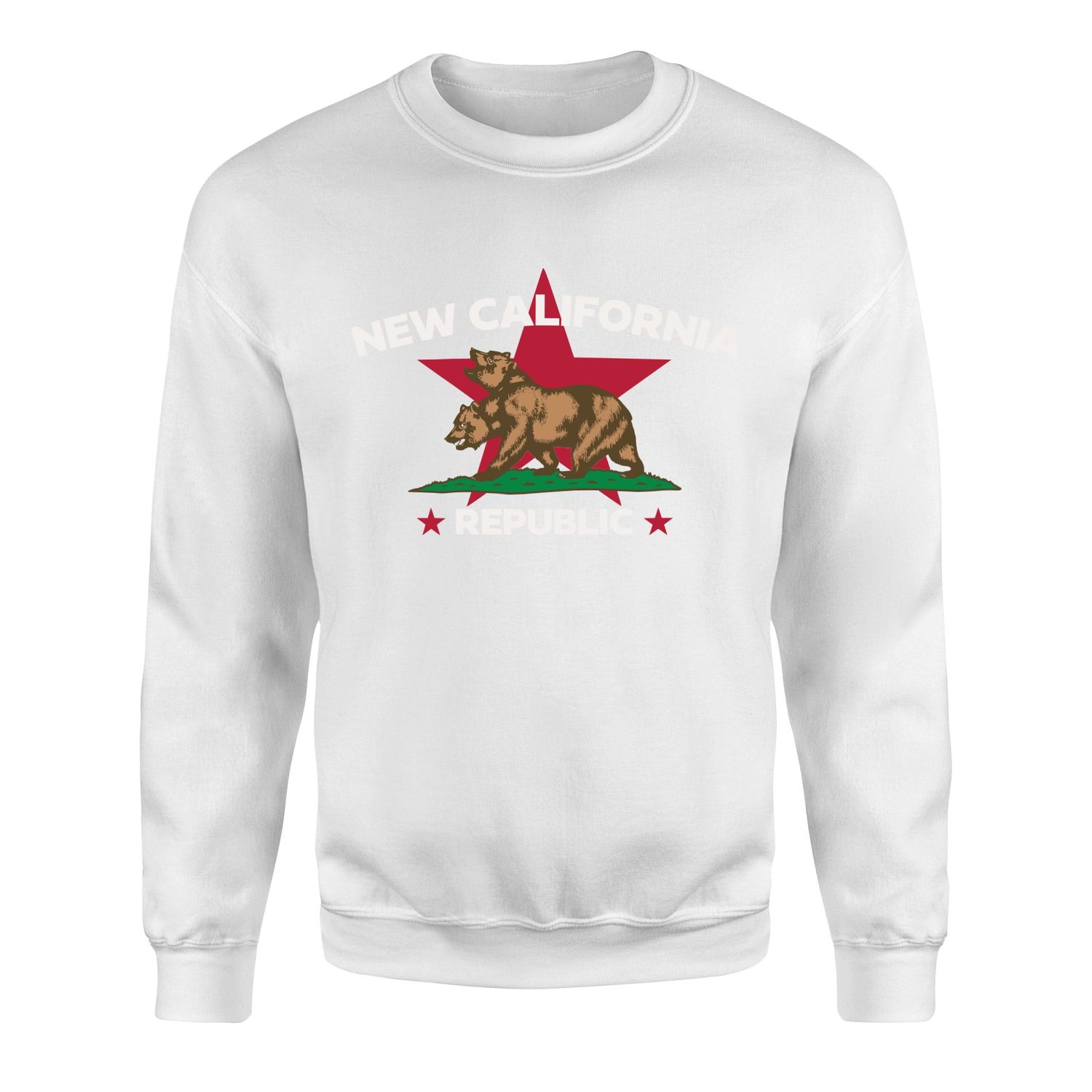New California Republic Premium Sweatshirt M - Beyaz