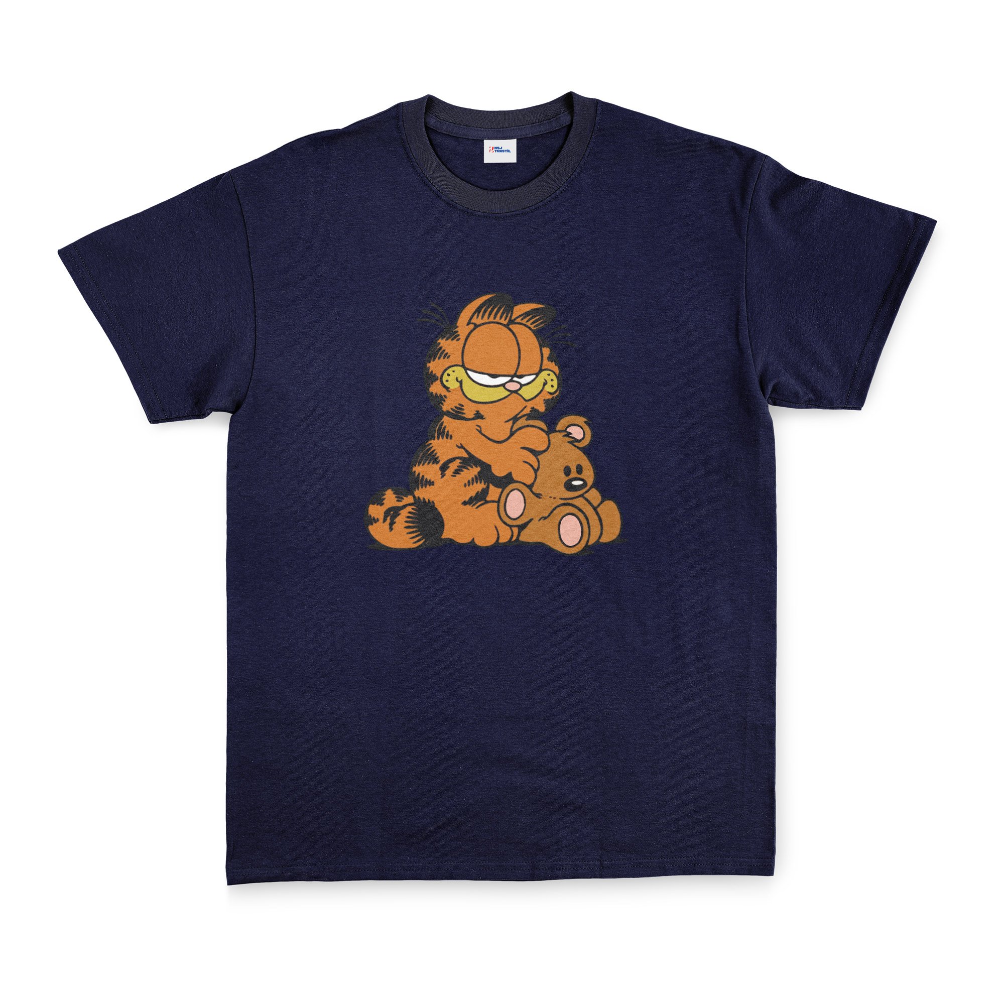 Garfield Tişört L - Lacivert