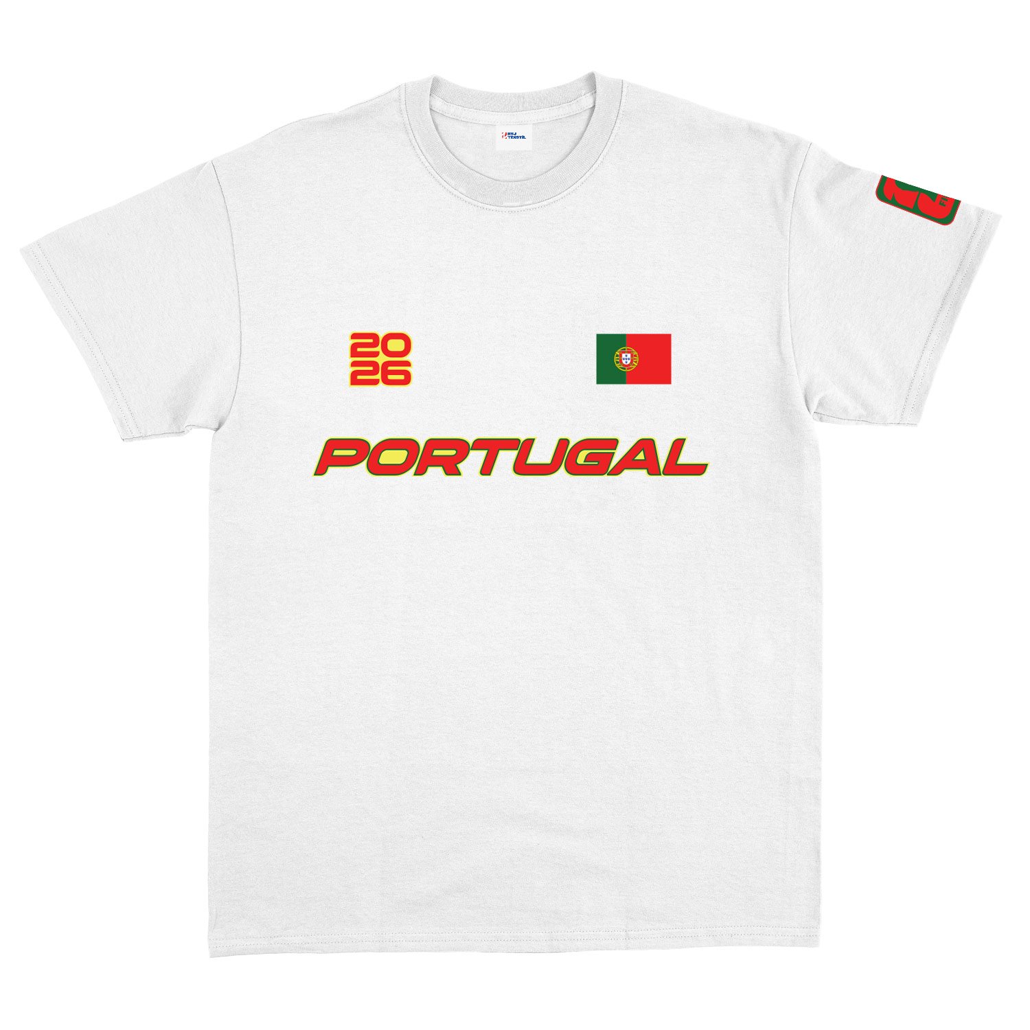 Portekiz 2026 Tişört L - Beyaz