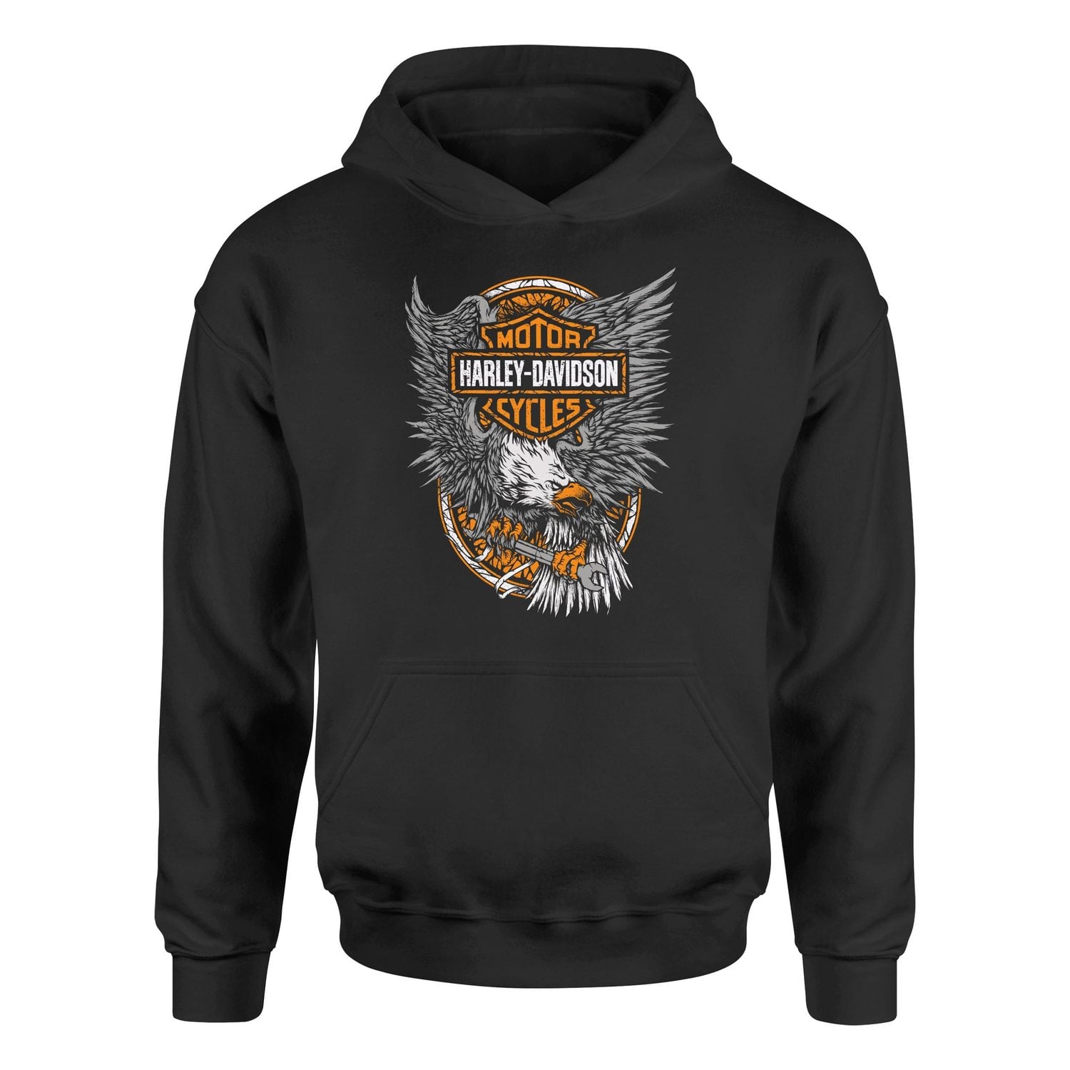 Harley-Davidson Motorcycles Hoodie XL - Siyah