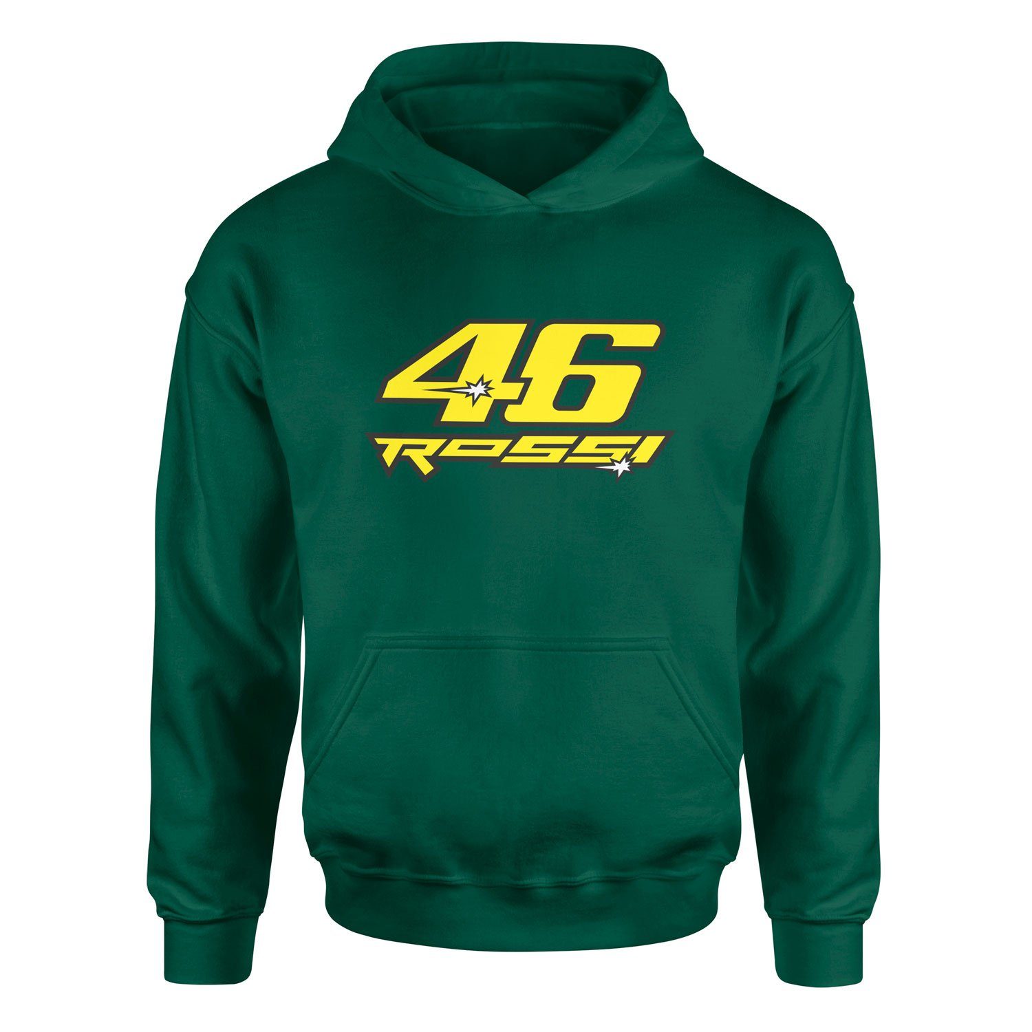 Valentino Rossi 46 Hoodie XXL - Nefti Yeşili