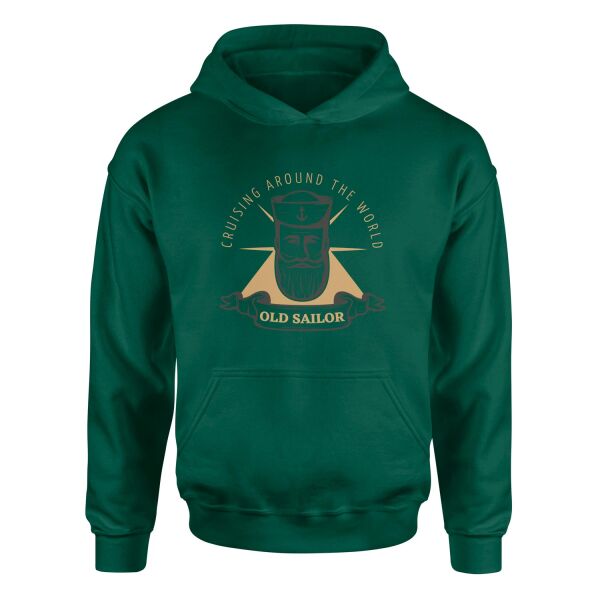 Old Sailor Hoodie S - Nefti Yeşili