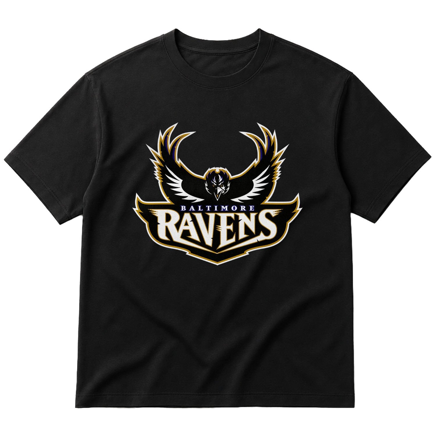 The Ravens Oversize Tişört M - Siyah