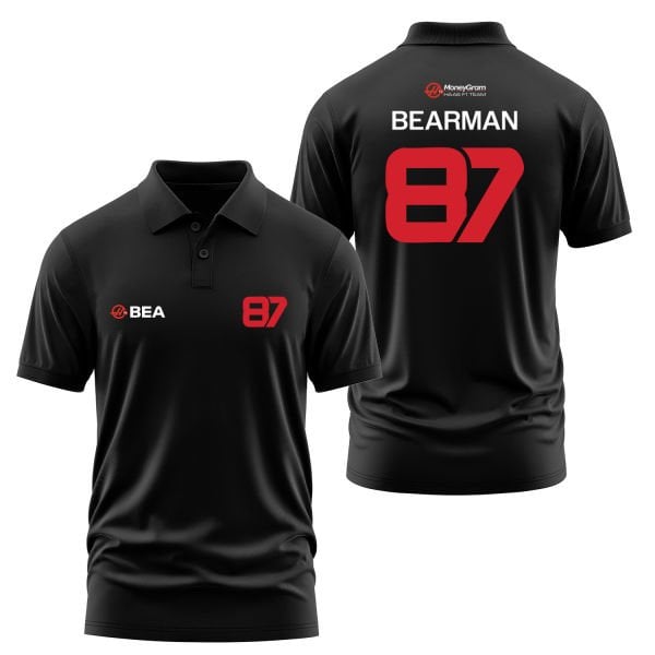 Oliver Bearman 87 Driver Basic Polo Tişört