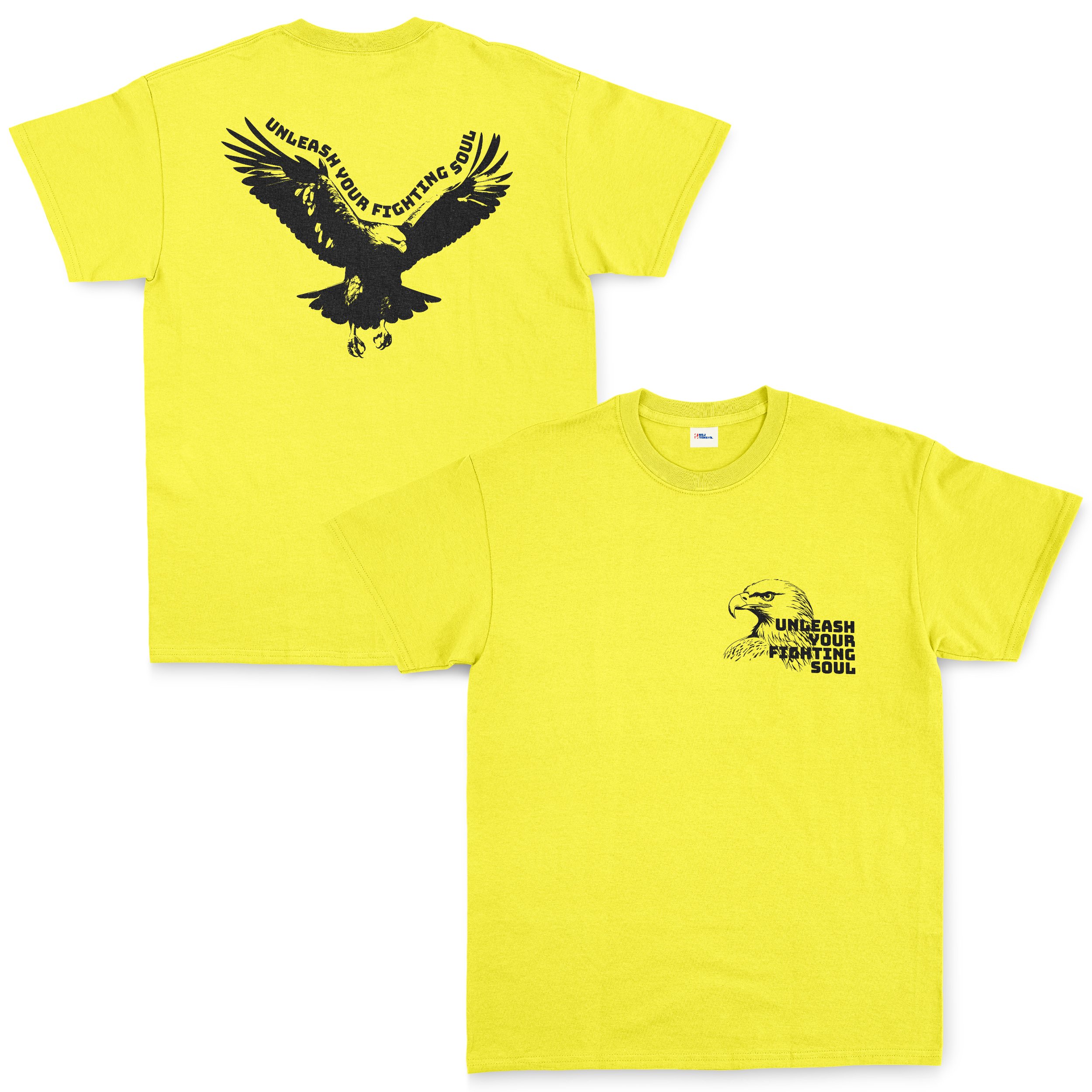 Unleash Your Fighting Soul | Eagle Tişört M - Sarı