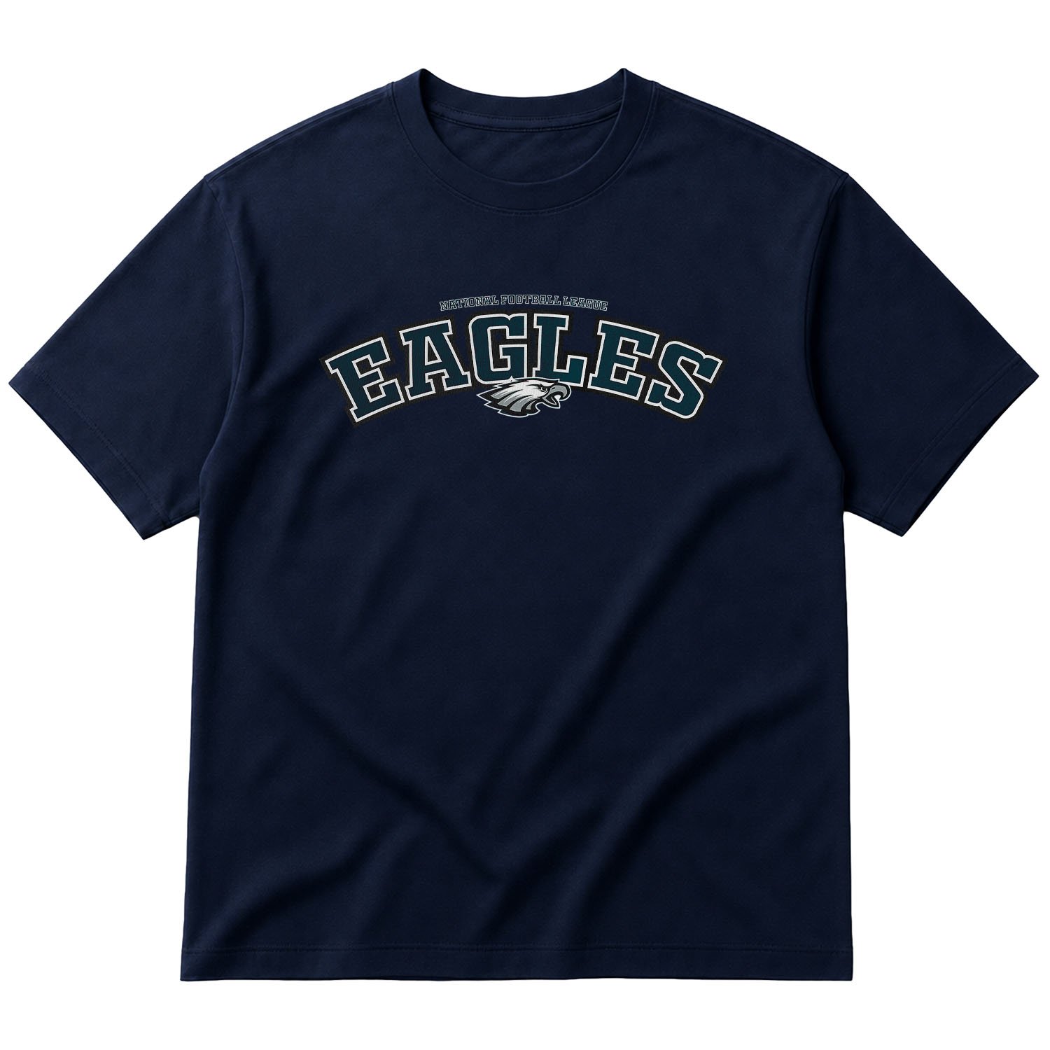 Philadelphia Eagles NFL Oversize Tişört L - İndigo Mavisi