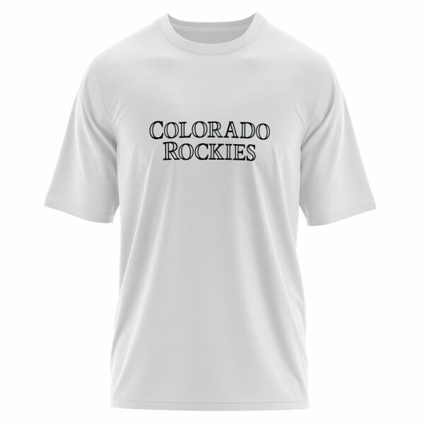 Colorado ROCKIES Oversize Tişört S - Beyaz