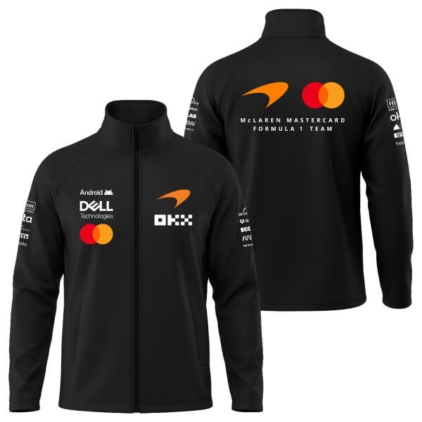 McLaren Racing 2026 Teamline Soft Shell Ceket S - Siyah