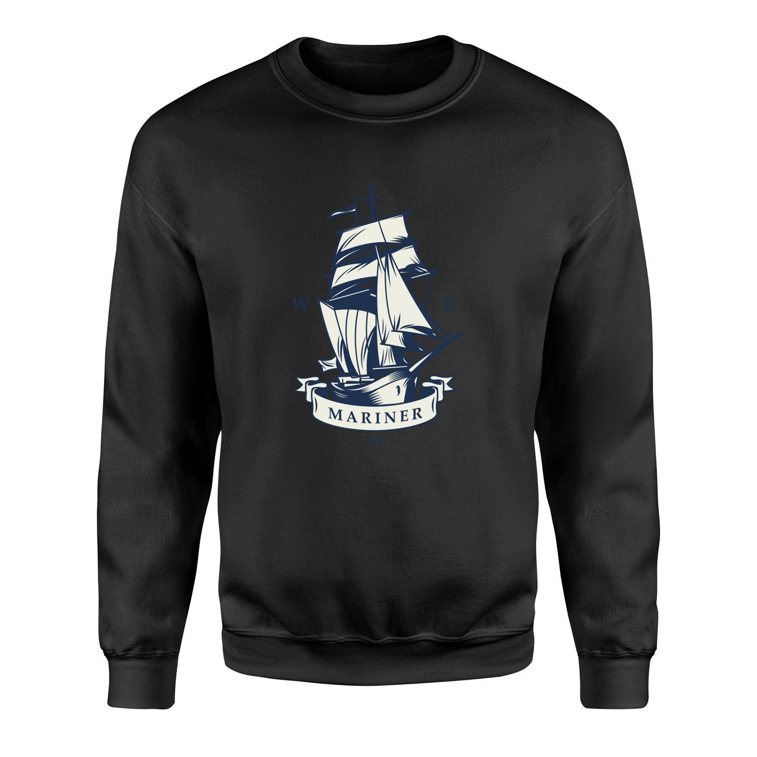 Mariner Denizci Sweatshirt XXL - Siyah