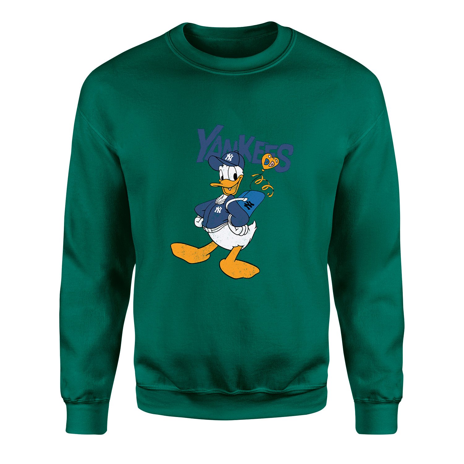 Donald Yankees Grunge Sweatshirt L - Nefti Yeşili