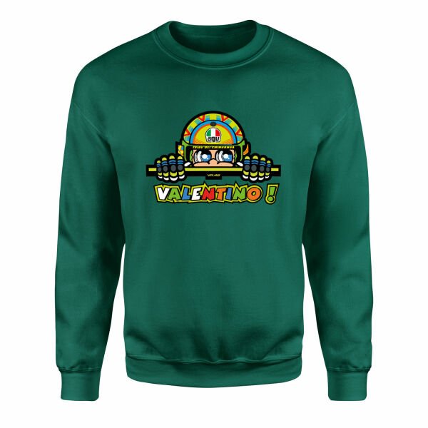 Valentino Rossi VR 46 Sweatshirt XXL - Nefti Yeşili
