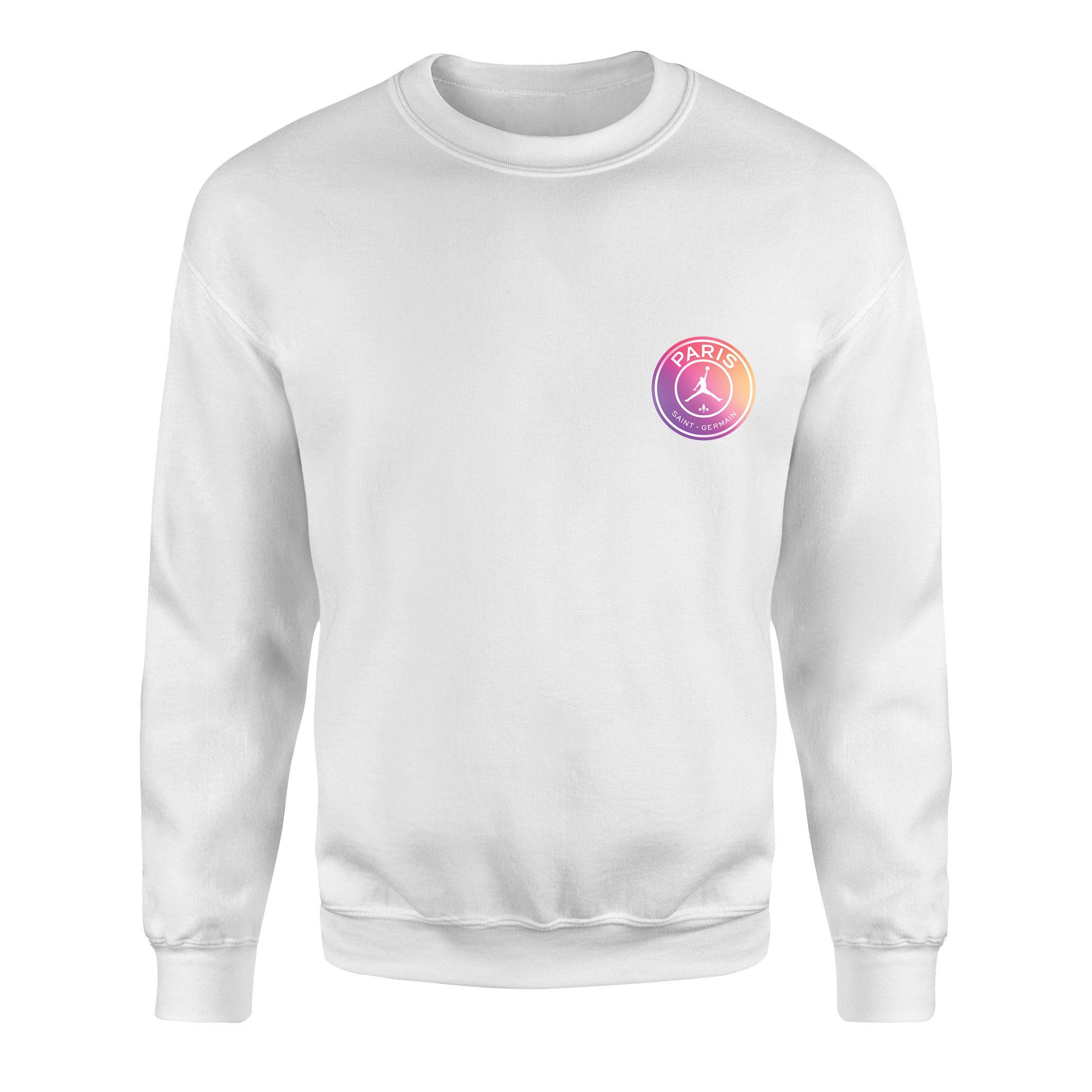 PSG X Air Jordan Gradient Sweatshirt S - Beyaz