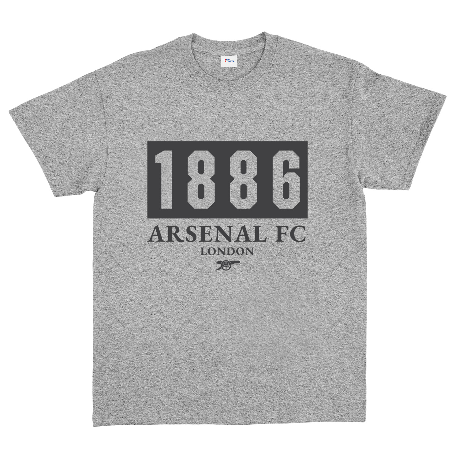 Arsenal Football Club 1886 Tişört M - Gri