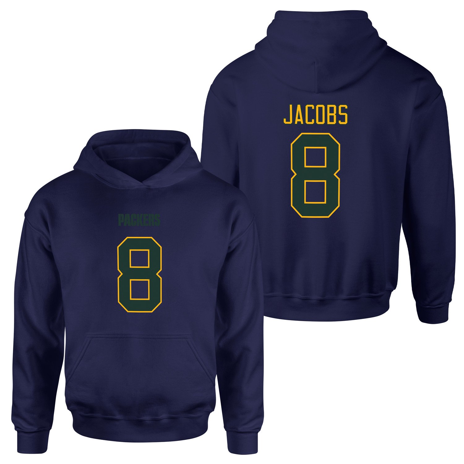 Josh Jacobs Green Bay Packers Hoodie XXL - Lacivert